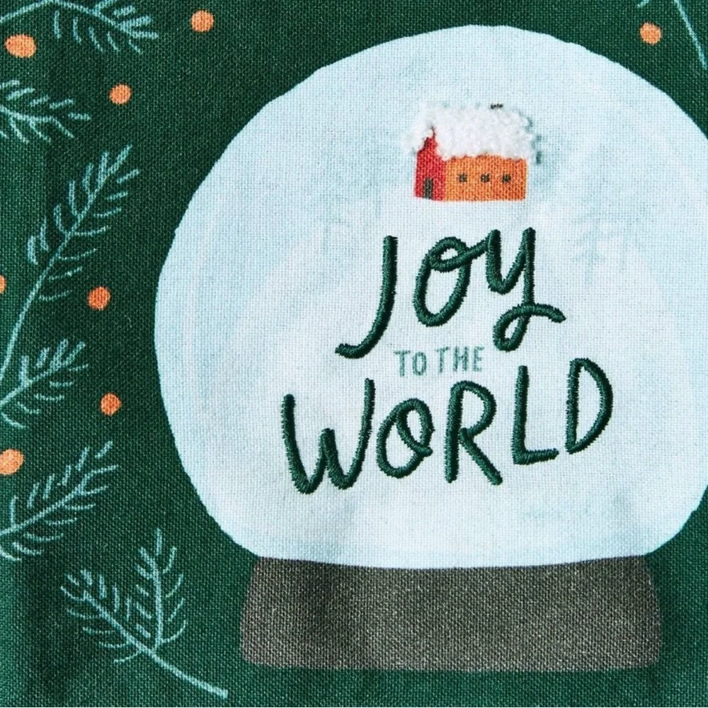 NWT Anthropologie Joy To The World Dish Towel